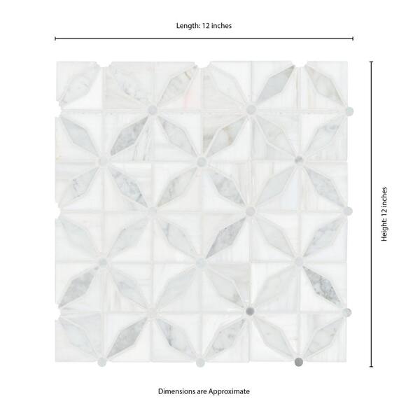 MSI Bianco Dolomite Starlite 12 in. x 12 in. x 0.38 in