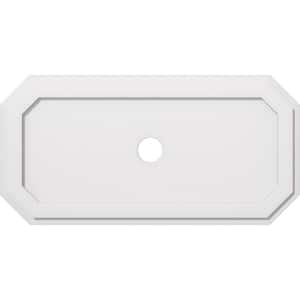 36 in. W x 18 in. H x 3 in. ID x 1 in. P Emerald Architectural Grade PVC Contemporary Ceiling Medallion