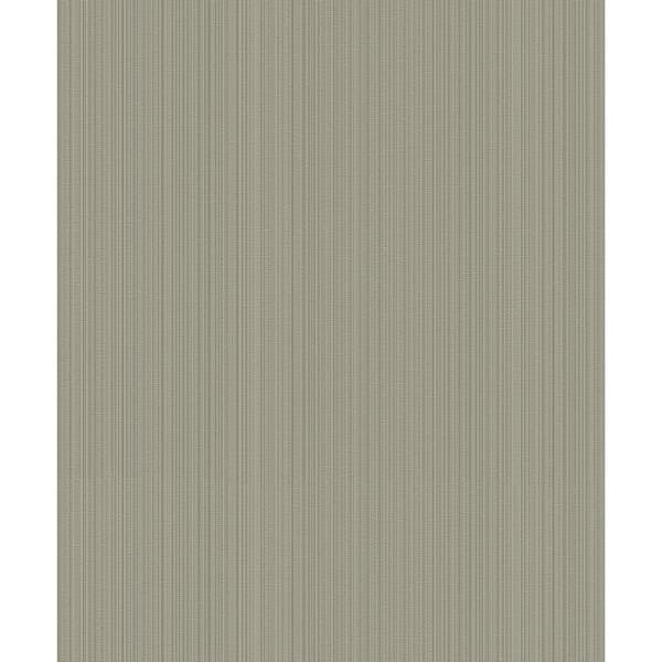 Unbranded Boutique Collection Brown Shimmery Vertical Stripe Non-pasted Paper on Non-woven Wallpaper Sample