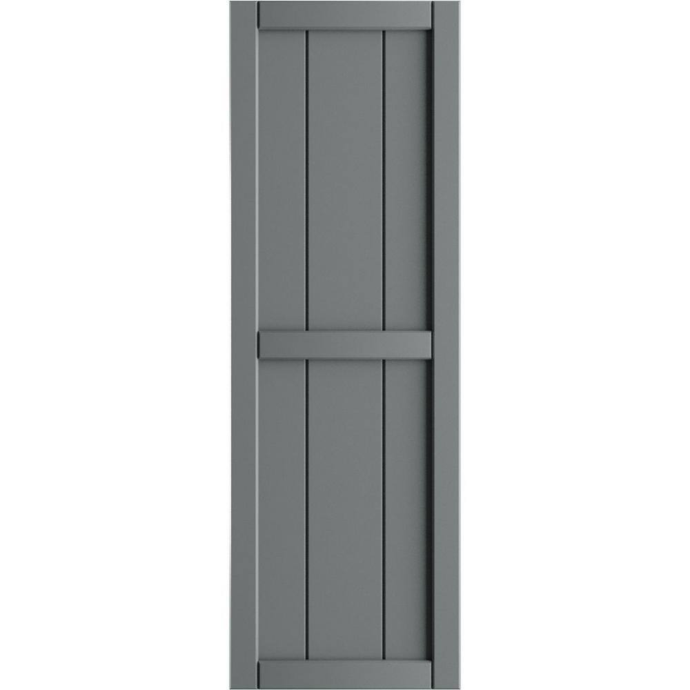 16-1/8 in. x 54 in. True Fit PVC 3-Board Framed Board and Batten Shutters in Ocean Swell (Per Pair) price history on PriceWatchPro