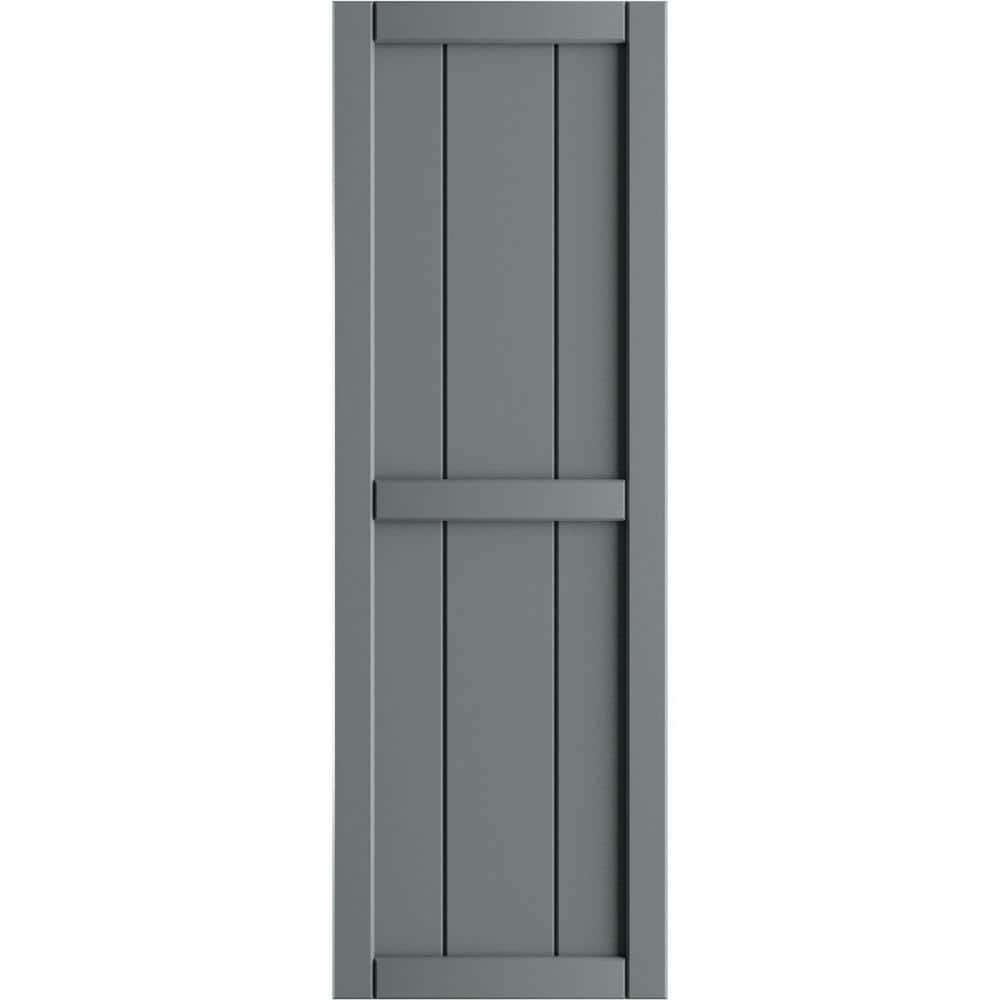 16-1/8 in. x 76 in. True Fit PVC 3-Board Framed Board and Batten Shutters in Ocean Swell (Per Pair) price history on PriceWatchPro