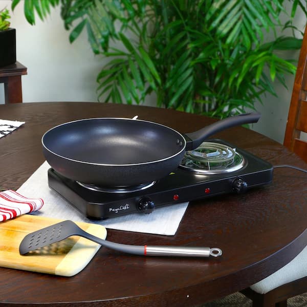 Cooking Pan, Fast Heating Speed Frying Pan for Household Inner diameter 26CM