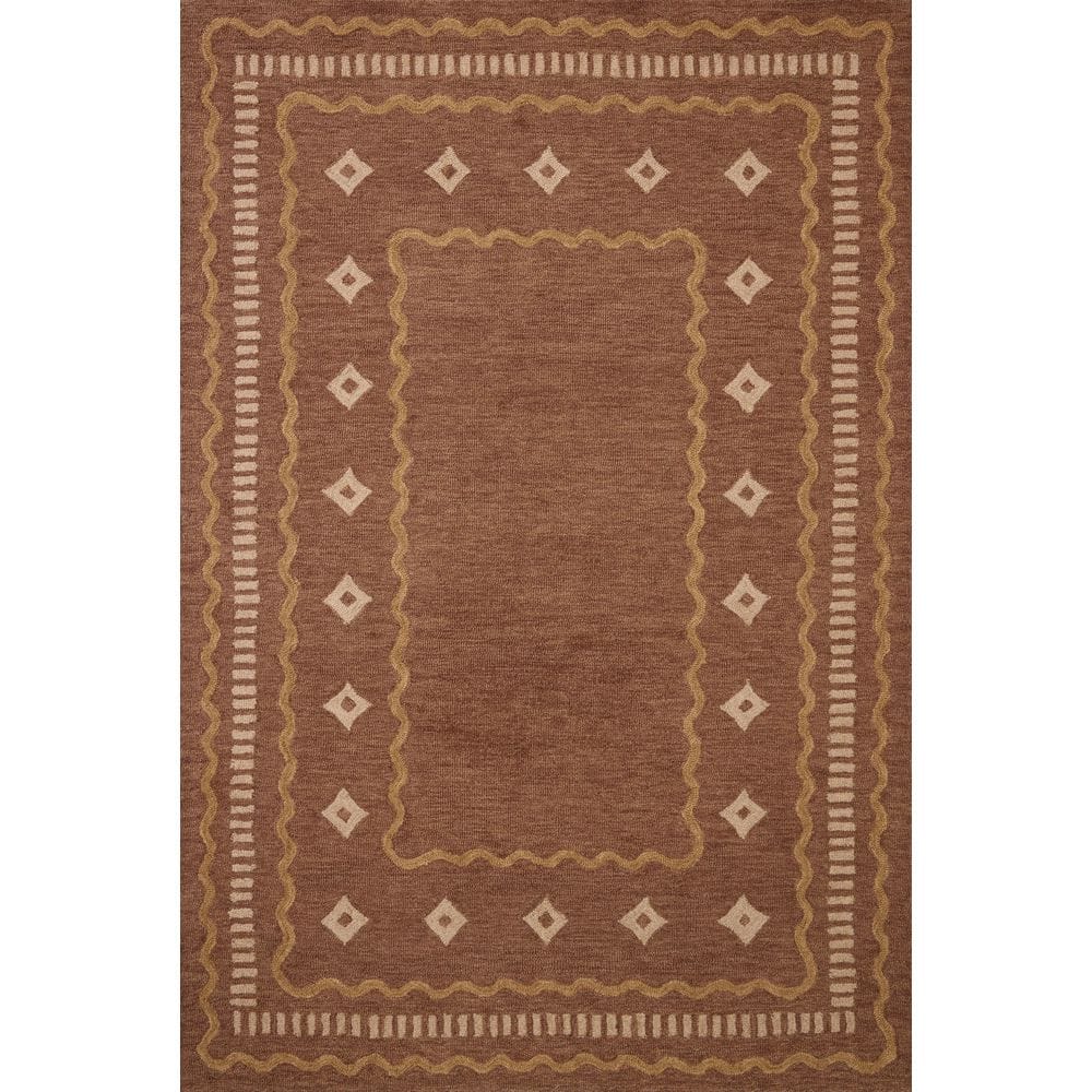 Chris Love Julia Alfie Clay / Spice 5 ft. x 7 ft. 6 in. Contemporary Area Rug price history on PriceWatchPro