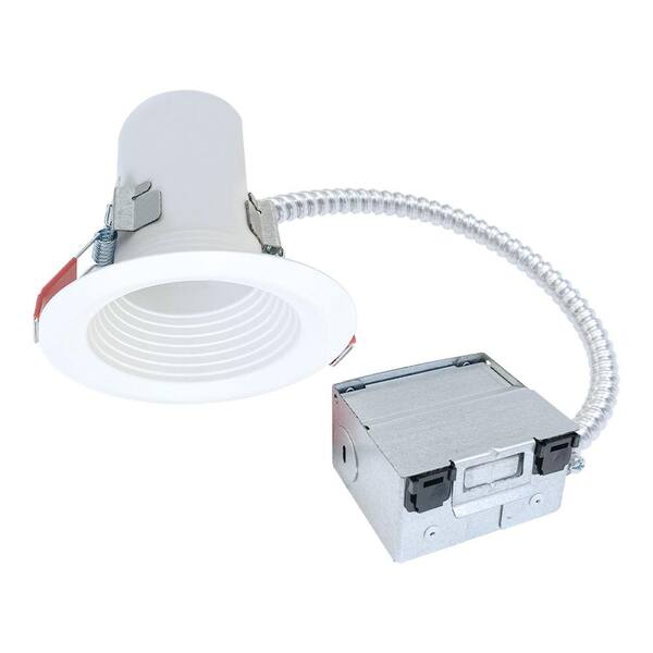 HALO CEZ 3 in. White Recessed Light Canless EZ-Trim Lamp-Based Direct Mount