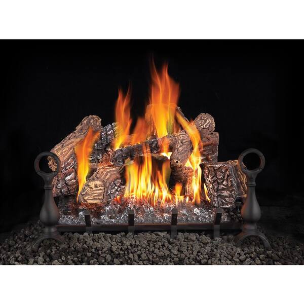 NAPOLEON 24 in. Vented Natural Gas Log Set with Electronic Ignition