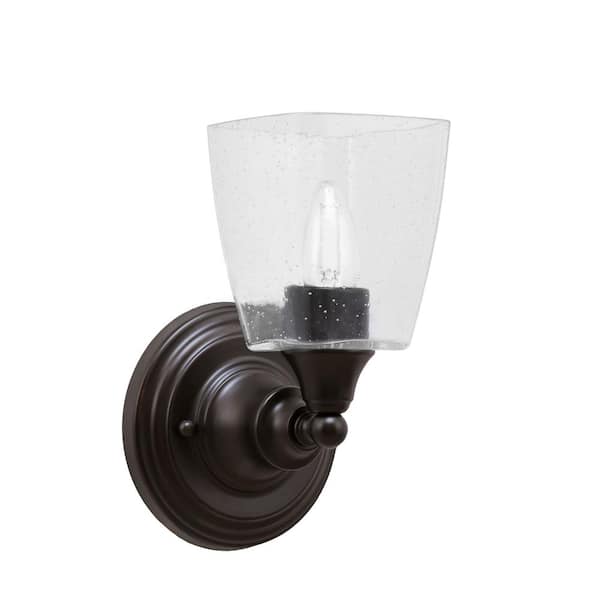 Unbranded Fulton 1-Light Espresso Wall Sconce