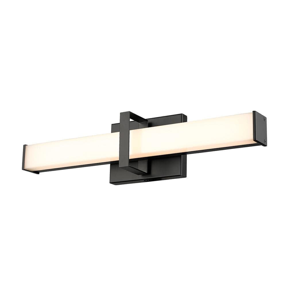 Elon 19 in. Matte Black LED Vanity Light Bar price history on PriceWatchPro