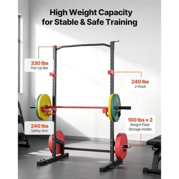 VEVOR Power Cage Squat Rack Multifunctional Power Rack Home Gym
