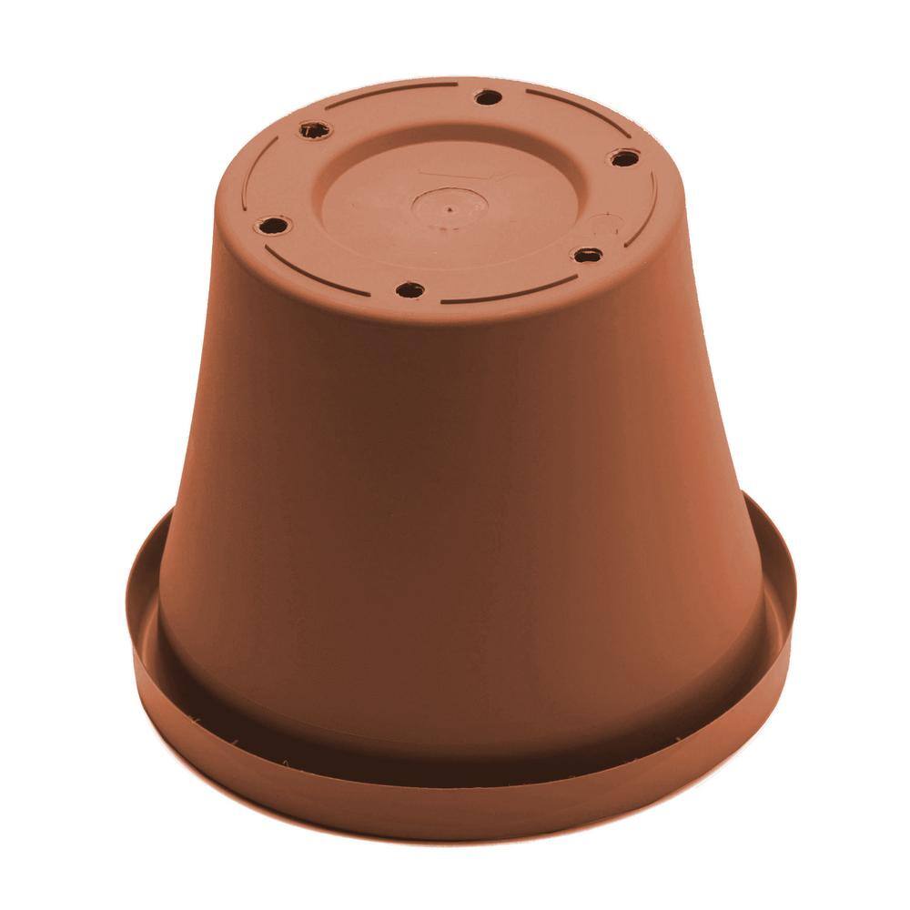 Terracotta Clay 9" x 10" Resin Tapered Planter