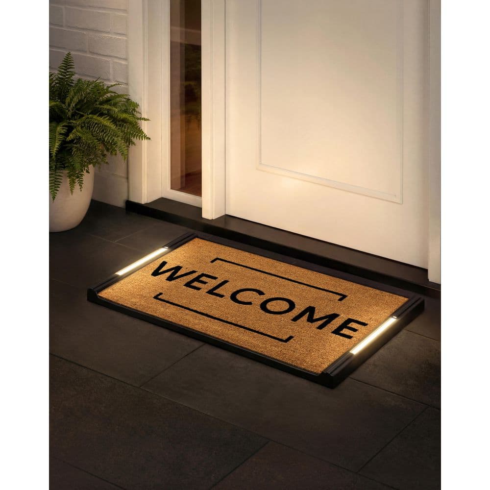 BriteStep Whisper 32.5 in. x 18.5 in. Pressure-Activated, Wireless, Auto Shut-Off, Indoor/Outdoor LED Door Mat price history on PriceWatchPro