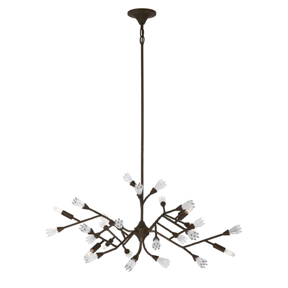 Breegan Jane by  Malinda 6-Light Dark Bronze Bark Organic Glam Chandelier price history on PriceWatchPro