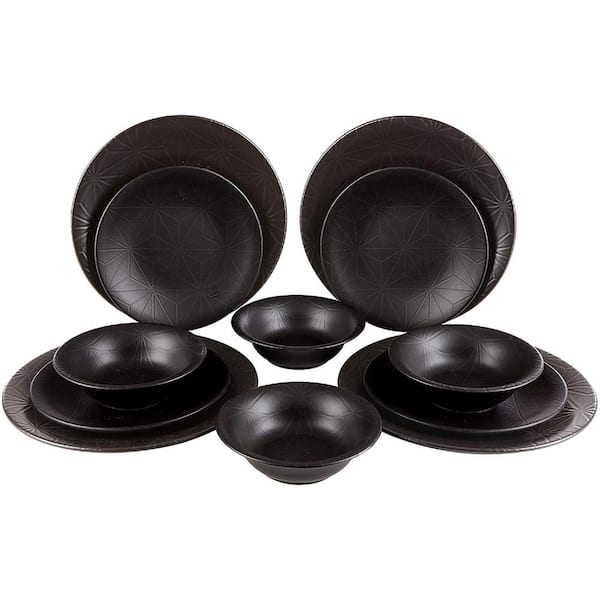 Aoibox 12-Piece Modern Porcelain Dinnerware Set (Service for 2)