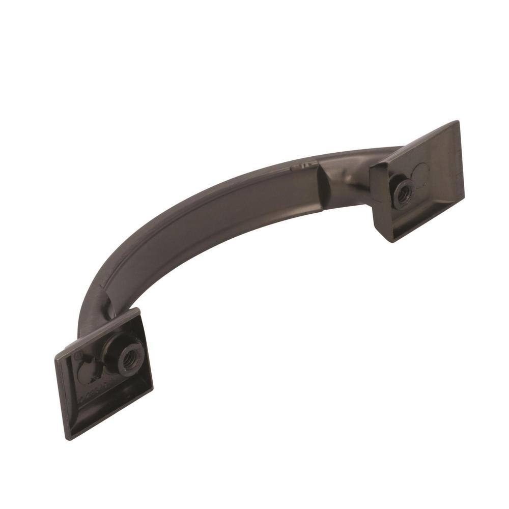 Gunmetal 3-Inch Transitional Cabinet Pull with Mounting Hardware