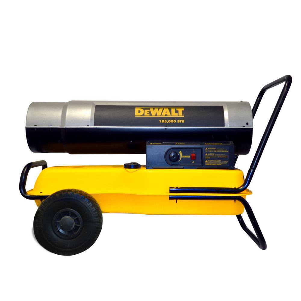 DEWALT 185 000 BTU Forced Air Kerosene Heater DXH185KT The Home Depot