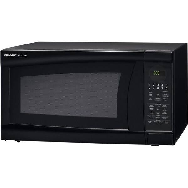 Sharp 2.0 cu. ft. Countertop Microwave in Black with Sensor Cooking