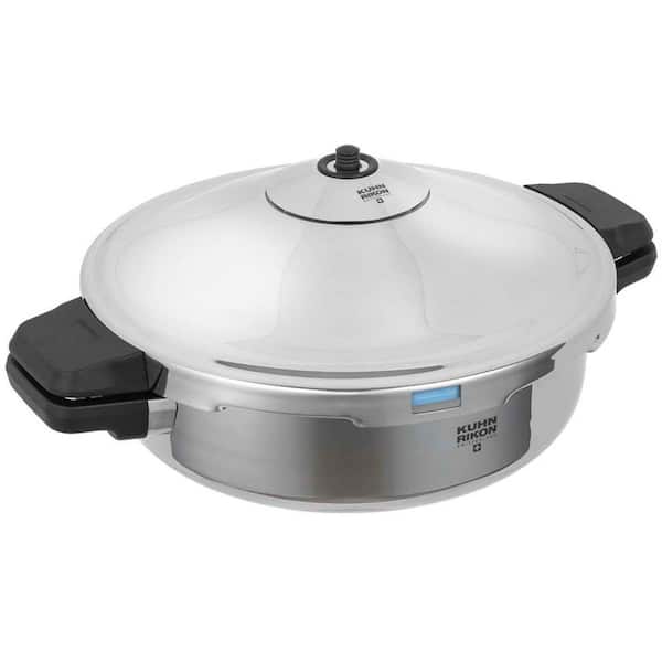 KUHN RIKON Duromatic Pressure Cooker Family Style Braiser 11 in. 5-qt. (stainless)