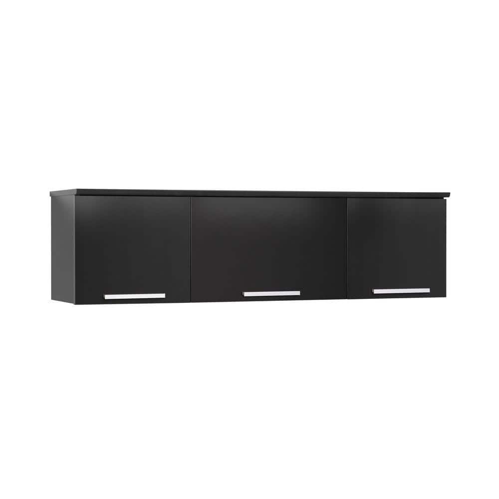 47.25'' W x 13'' H Black Standard Wall Cabinet Ready-to-Assemble