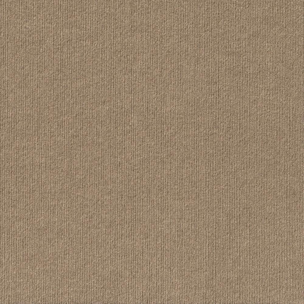 Taupe Beige 24x24 Peel and Stick Carpet Tile