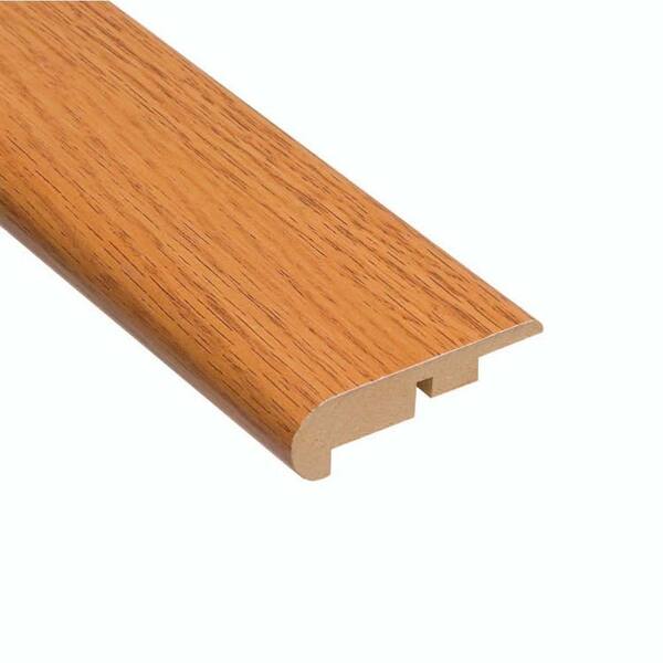 Home Legend Honey Oak 11.13 mm Thick x 2-1/4 in. Wide x 94 in. Length Laminate Stair Nose Molding-DISCONTINUED