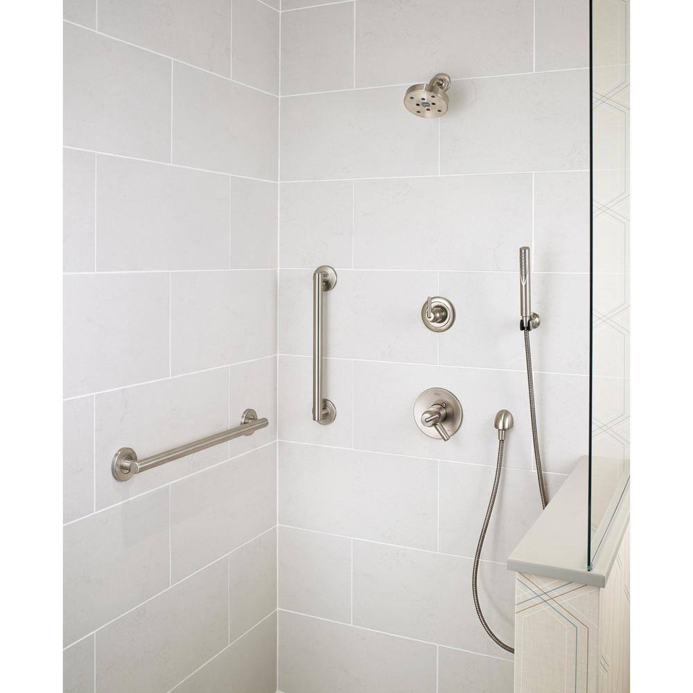 Stainless Steel Wall Mounted Bathroom Grab Bars, 18-inch, Set of 3