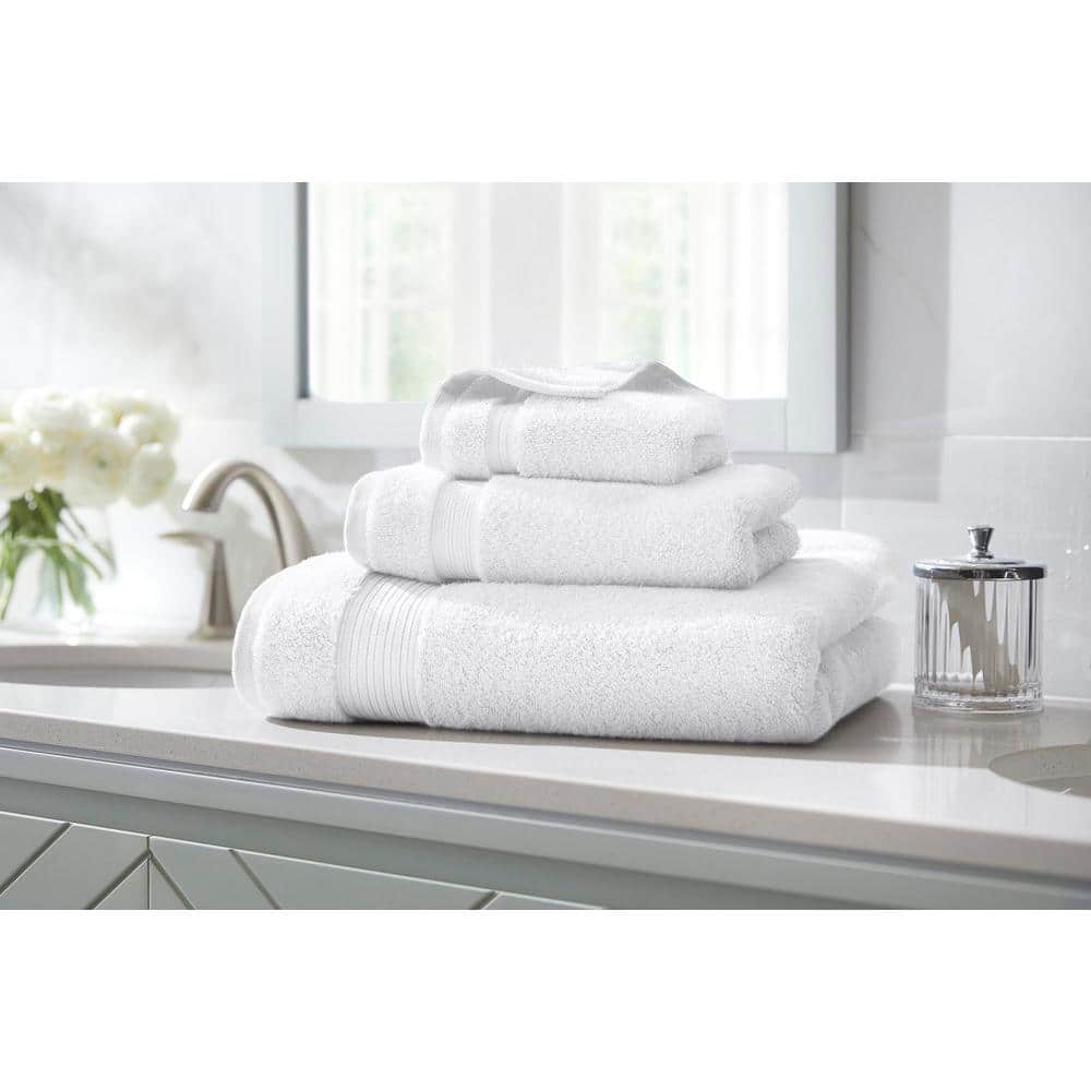 Home Decorators Collection Egyptian Cotton White Bath Sheet (Set of 2) AT17763_White The Home