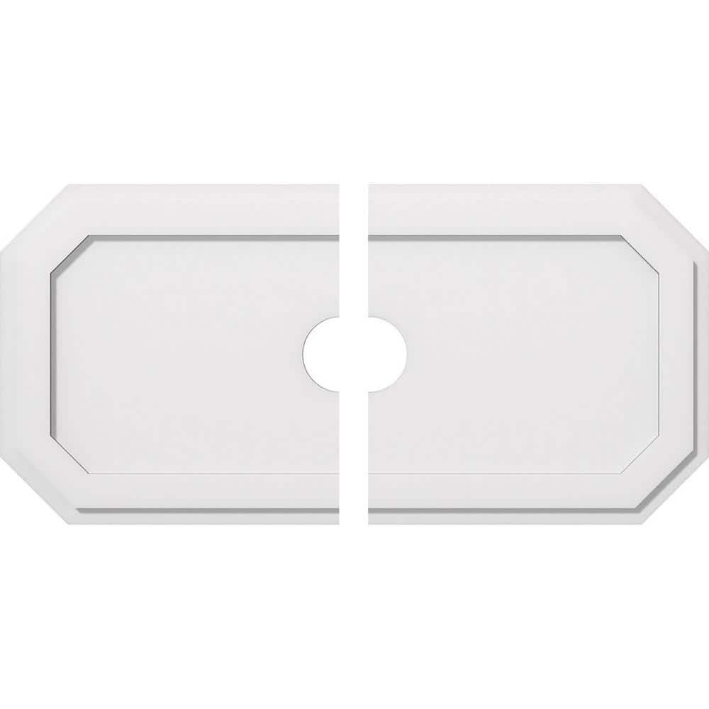 36 in. W x 18 in. H x 4 in. ID x 1 in. P Emerald Architectural Grade PVC Contemporary Ceiling Medallion (2-Piece) price history on PriceWatchPro