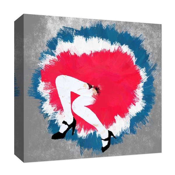 PTM Images ''Dancing Moves IV'' Canvas Abstract Wall Art 15 in. x 15 in.