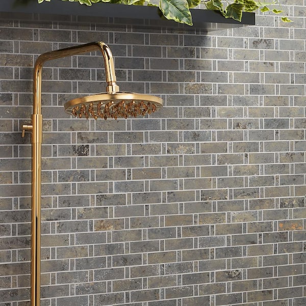 Mantis Sage 11.81 in. x 11.81 in. Matte Porcelain Floor and Wall Mosaic Tile (0.96 sq. ft./Each)