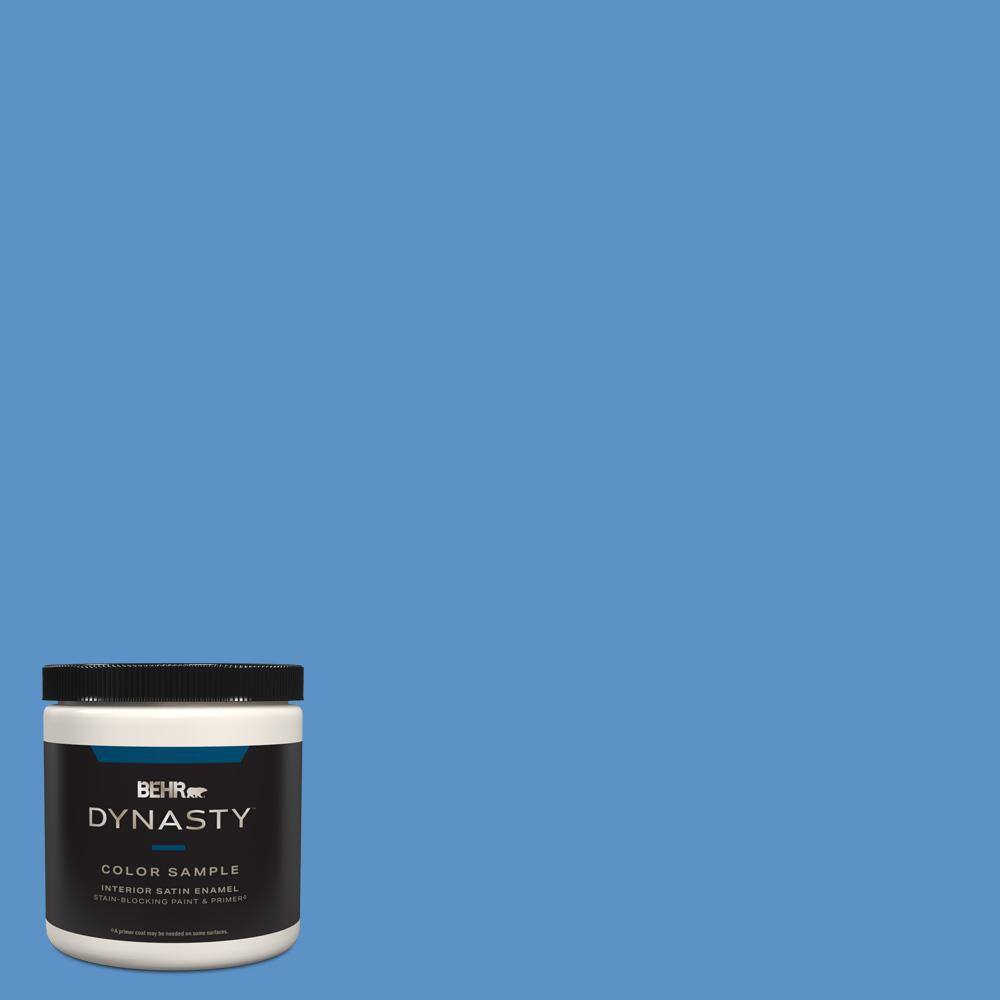 BEHR DYNASTY 8 oz. MQ426 Come Sail Away OneCoat Hide Satin Enamel