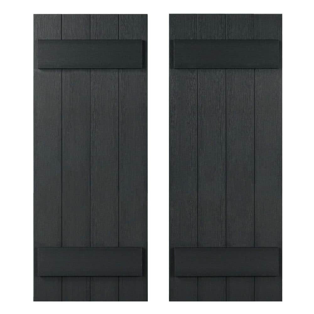 Highwood 14 in. x 39 in Recycled Plastic Board and Batten Stonecroft