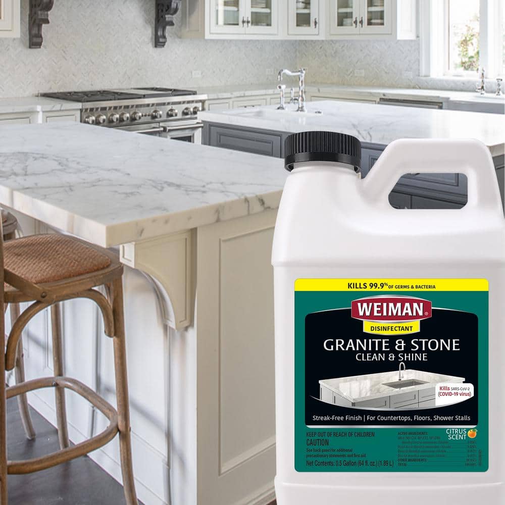 Weiman 64 Oz Granite and Stone Cleaner and Polish Refill