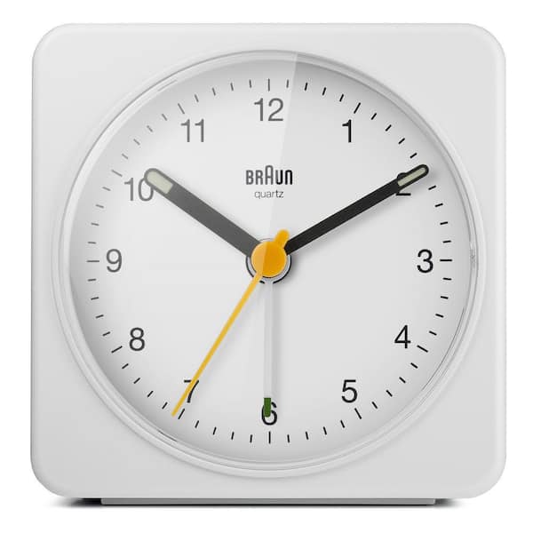 Braun Classic Analog Alarm Clock, Snooze and Light, Quiet Sweeping Braun Classic Analog Alarm Clock, Snooze and Light, Quiet Sweeping