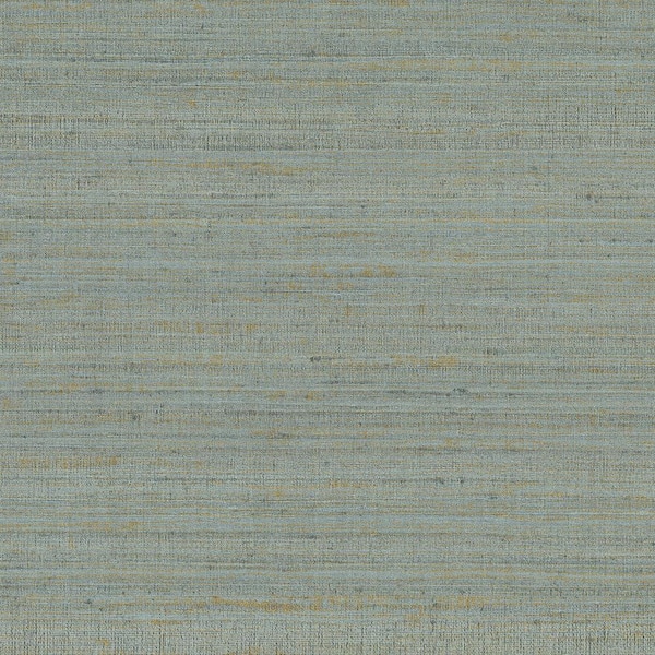 York Wallcoverings Blue Spa Milano Silk Solid Color Vinyl Non-Pasted Wallpaper Roll