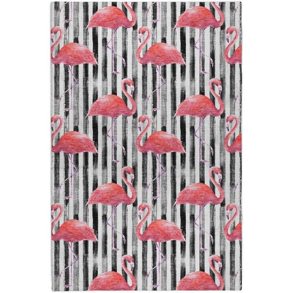 Dream Shag Premium Machine Washable Abstract ADS204 Pink 9 ft. x 12 ft. Area Rug
