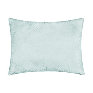 Washed Linen Spa Quilted Linen Front/Cotton Back 36 in. x 20 in. King Sham