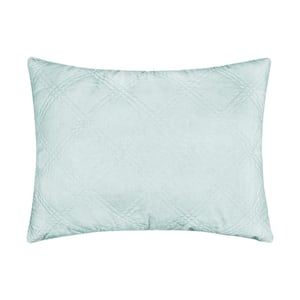 Washed Linen Spa Quilted Linen Front/Cotton Back 26 in. x 20 in. Standard Sham