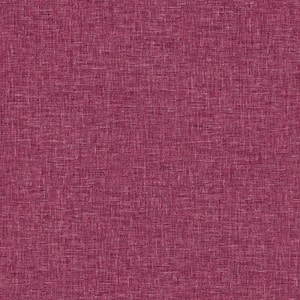 Linen Textures Raspberry Paper Strippable Roll (Covers 57 sq. ft.)