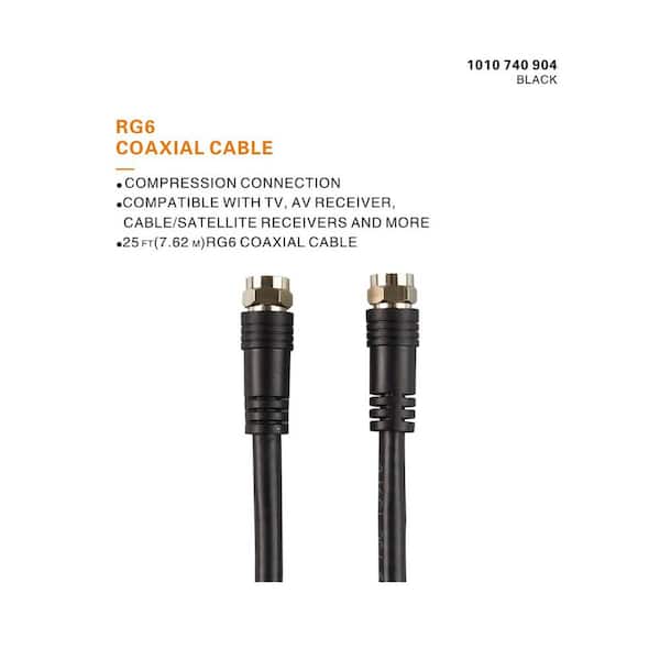 Philips® RG6 Coaxial Cable, 25 Ft – Cinecitta Tienda En Línea