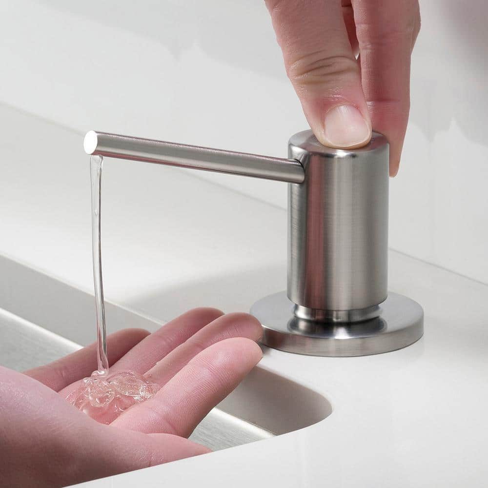 Spot Free Stainless Steel Modern Soap and Lotion Dispenser