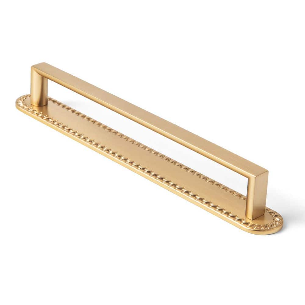 2-Pack 7-9/16 in. (192mm) Champagne Bronze Zinc Alloy Cabinet Pull with Decorative Braided Trim Backplate Drawer Pull price history on PriceWatchPro