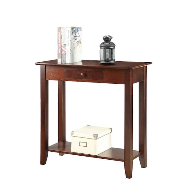 Convenience Concepts American Heritage, Convenience Concepts American Heritage Hall Table With Drawer And Shelf Cherry