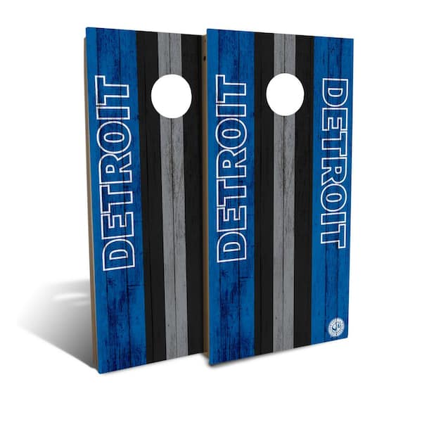 Slick Woody's Detroit Football Cornhole Board Set (Includes 8 Bags