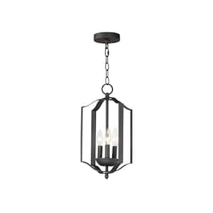 Provident 3-Light Satin Brass Chandelier Pendant Light