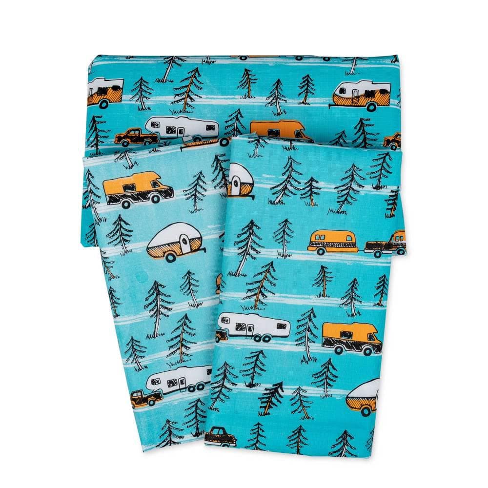 LIBATC Tablecloth with Bench Covers - RV and Tree Sketch Design price history on PriceWatchPro