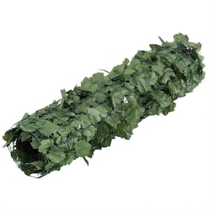 118 in. W x 59 in. D Plastic Faux Ivy Leaf Decorative Privacy Fence