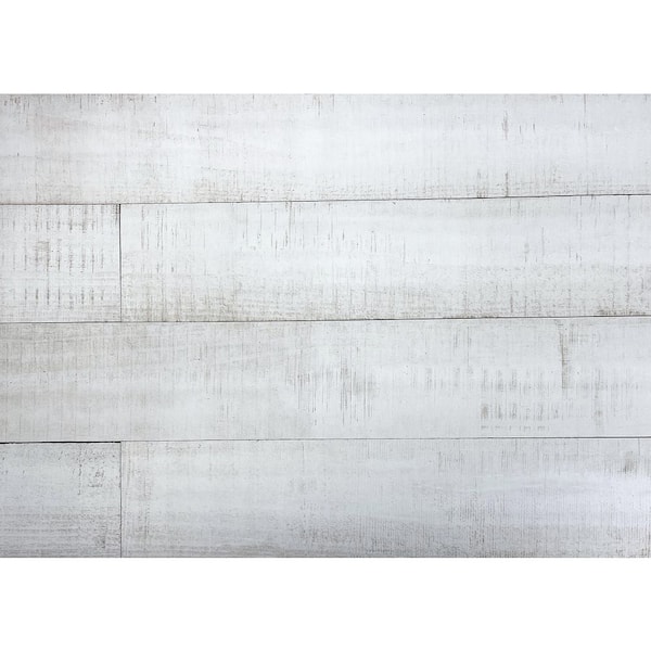 Thermo-Treated 1/4 in. x 4.75 in. x 4 ft. White Radiata Pine Warp Resistant Barn Wood Wall Plank(9.5 sq. ft. per 6 Pack)