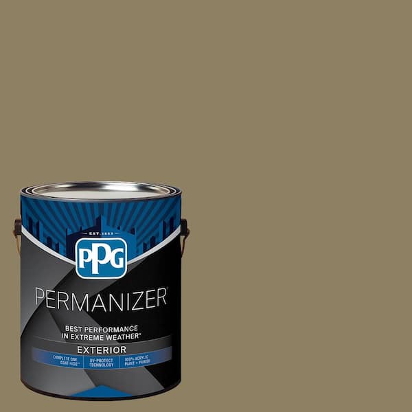 PERMANIZER 1 gal. PPG1026-6 Bronze Statue Satin Exterior Paint