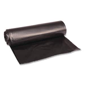 33 in. x 39 in. 33 Gal. 1.6 mil Black Low Density Repro Trash Can Liners (25-Bags/Roll, 4-Rolls/Carton)