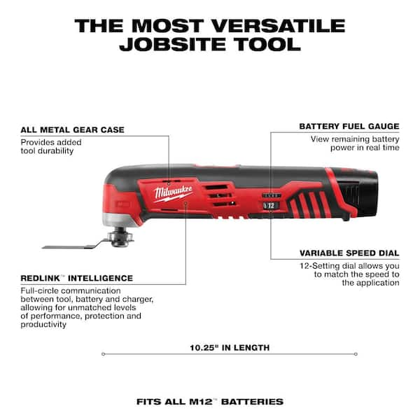 Milwaukee M12 12V Lithium-Ion Cordless Drill Driver/Impact Driver