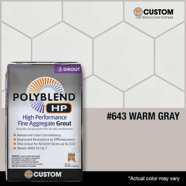 Polyblend HP #643 Warm Gray 25 lbs. High Performance Fine Aggregate Grout
